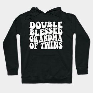 Double Blessed Grandma Of Twins Hoodie